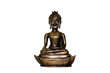 The sitting buddha statue
