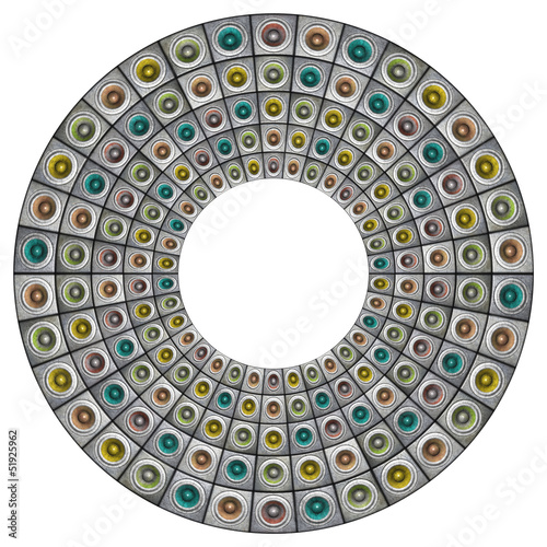 Illustration: radial sound-system woofer pattern radial sound-system woofer pattern