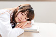 asian school girl in high school