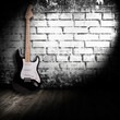 electric guitar in the room