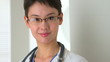 Portrait of Chinese woman doctor
