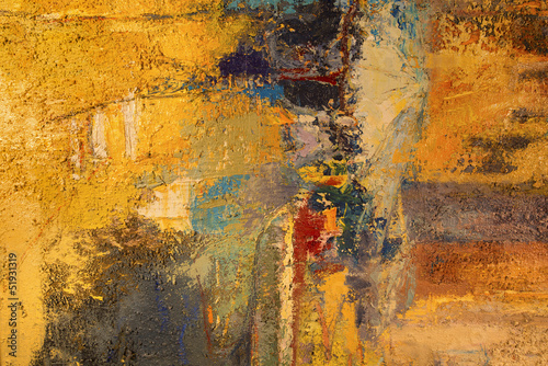 Photo: Painting of Abstract Colorful Background Painting of Abstract Colorful Background