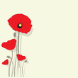 Poppy greeting card