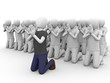 people praying