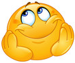 Vetor: Dreamy emoticon Dreamy emoticon
