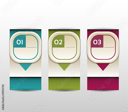 Vector: Vector Progress Background / Product choice or Version Vector Progress Background / Product choice or Version