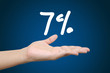 seven percent