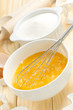 Whisking eggs