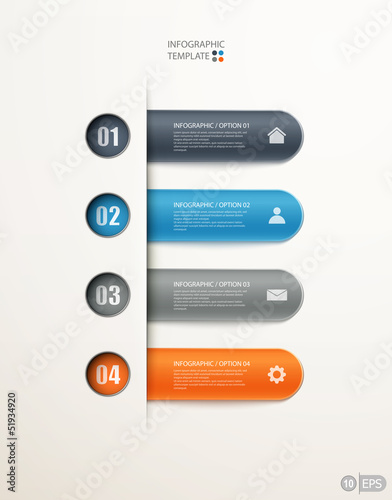 Vector: infographics options banner design infographics options banner design
