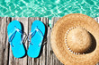 Slippers at jetty