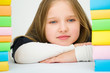 Girl with books