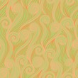 Seamless abstract hand-drawn pattern, waves background