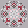 Ornamental round lace in fantasy style