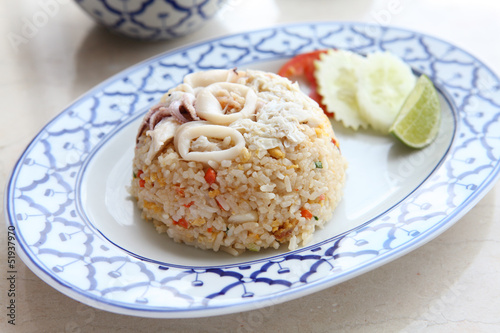 Photo: Thai Fried Rice with Seafood Thai Fried Rice with Seafood
