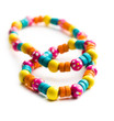 necklace with colorful beads
