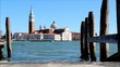 Boats passing the scene at the laguna in Venice