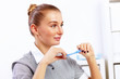 Business woman in office