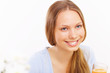 Photo: Beautiful young woman drinking tea Beautiful young woman drinking tea