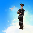Image of male pilot