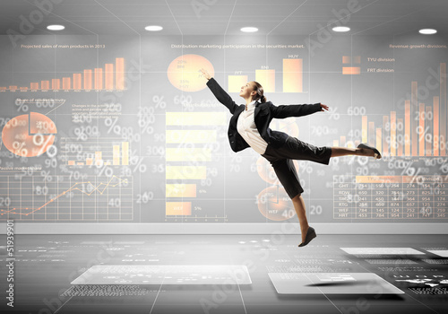Photo: image of pretty businesswoman image of pretty businesswoman