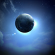 Image of earth planet in space