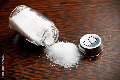 Photo: salt sprinkled on table salt sprinkled on table