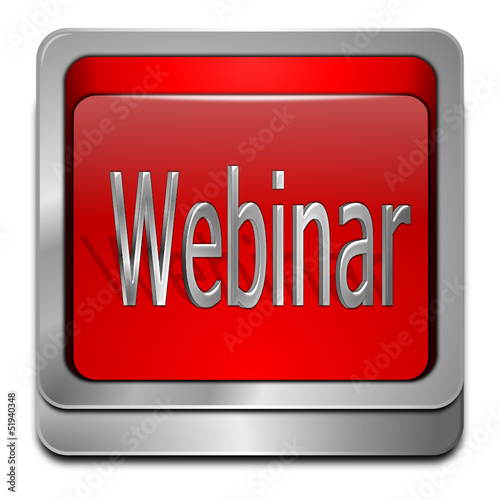 Vector: Webinar Button Webinar Button
