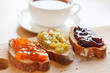 toasts with jam