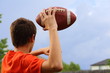 Throwing Football