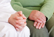 Anxious and relaxed hands