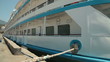 Cruise Ship Moored In Harbor