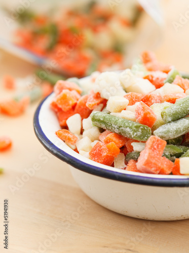 Photo: frozen vegetables frozen vegetables