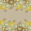 pattern of roses