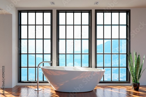 Illustration: Modern Bathroom Modern Bathroom