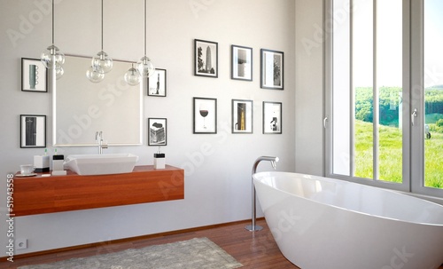 Illustration: Modern Bathroom Modern Bathroom