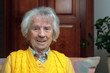 Smiling,happy oldere woman
