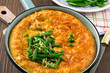 Chicken and mushrooms pot pie with vegetables