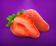 Vector: Strawberry, illustration Strawberry, illustration