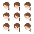 女性/表情