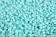 Turquoise beads closeup