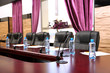 Interior of empty conference room