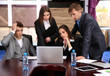Business people working in conference room