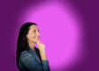 Photo: Pensive brunette woman Pensive brunette woman