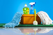 Photo: Set of cleaning products Set of cleaning products