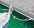 tied boat