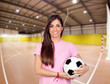 Photo: Girl in the sports center Girl in the sports center