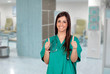 Photo: Atractive medical saying ok Atractive medical saying ok