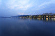 West Lake in Hangzhou, in the evening