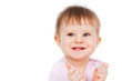 Foto: Funny baby, isolated on white Funny baby, isolated on white
