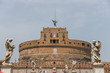 Roma, castel S. Angelo e Ponte S. Angelo, veduta